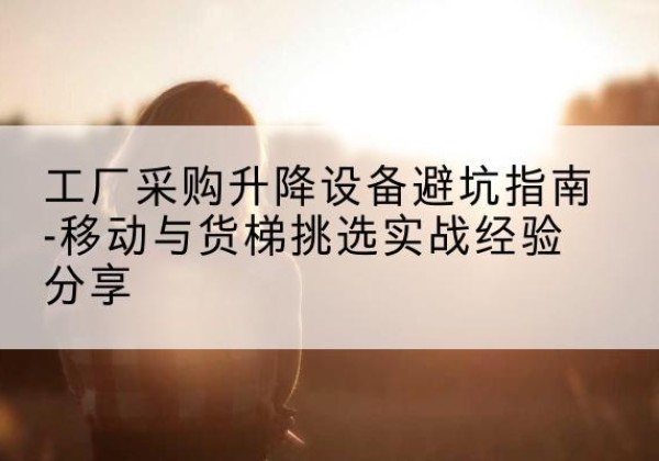 东辽移动式升降机怎么选-工厂采购升降设备避坑指南-移动与货梯挑选实战经验分享